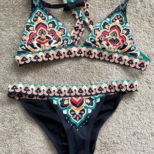 Women's Boho Multicolor Bikini Set